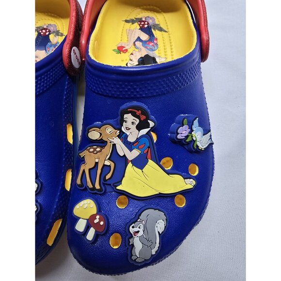 KIDS CROCS X DISNEY SNOW WHITE CLASSIC CLOG Size JR 2 - Picture 5 of 12